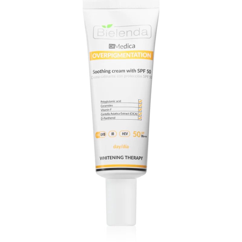Bielenda Dr Medica Overpigmentation nyugtató nappali krém SPF 50 50 ml
