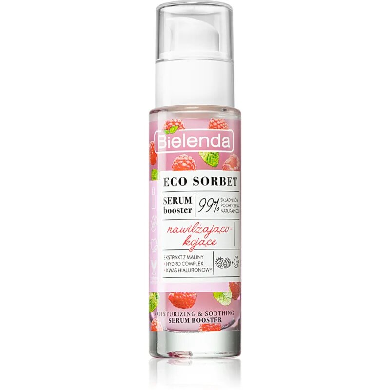 Bielenda Eco Sorbet Raspberry nyugtató és hidratáló szérum 30 ml