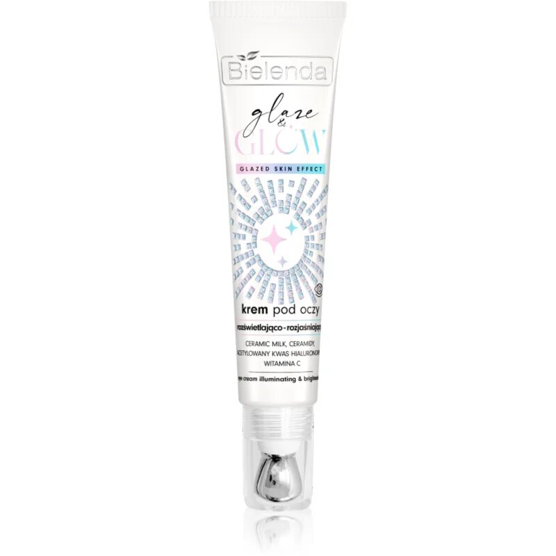 Bielenda GLAZE & GLOW élénkítő szemkrém hidratáló hatással 15 ml