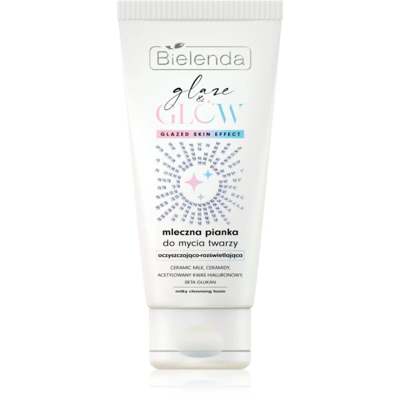 Bielenda GLAZE & GLOW tisztító és szemlemosó hab 135 g