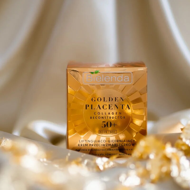 Bielenda Golden Placenta Collagen Reconstructor liftinges feszesítő krém 50+ 50 ml