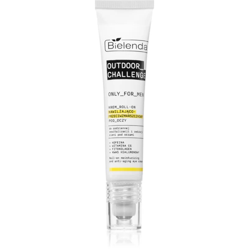 Bielenda Only For Men Outdoor Challenge hidratáló éjszakai krém a ráncok ellen roll-on uraknak 15 ml