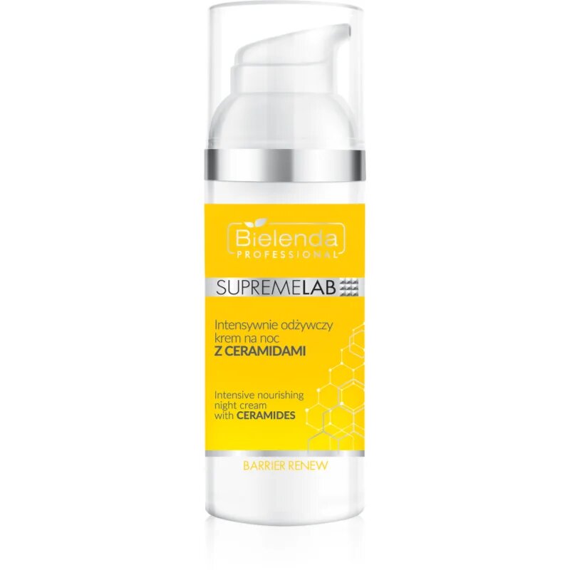 Bielenda Professional Supremelab Barrier Renew intenzíven tápláló éjszakai krém ceramidokkal 50 ml