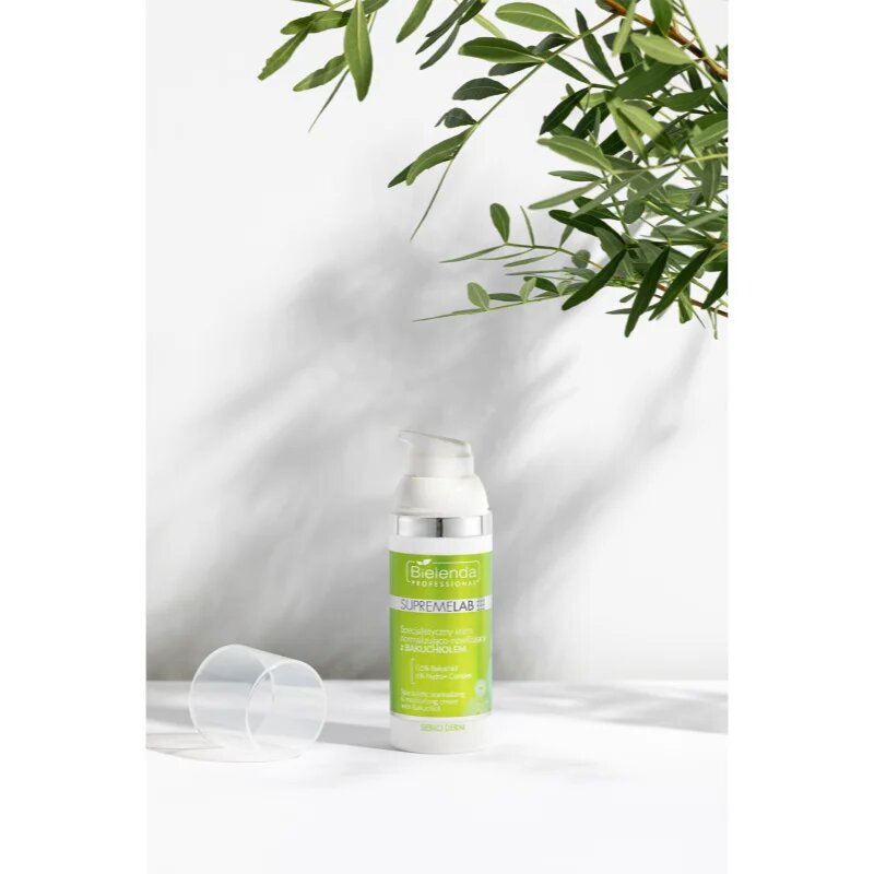 Bielenda Professional Supremelab Sebio Derm normalizáló nappali krém 05% Bakuchiol & 6% Hydro Complex 50 ml