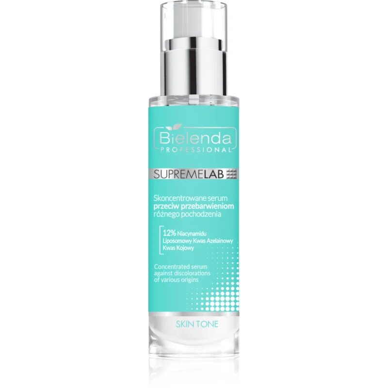 Bielenda Professional Supremelab Skin Tone depigmentáló szérum egységesíti a bőrszín tónusait 30 ml