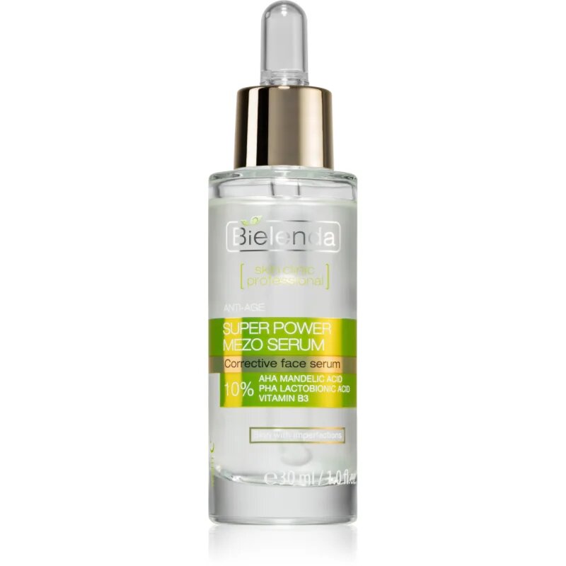 Bielenda Skin Clinic Professional Super Power Mezo Serum fiatalító szérum a bőrhibákra 30 ml
