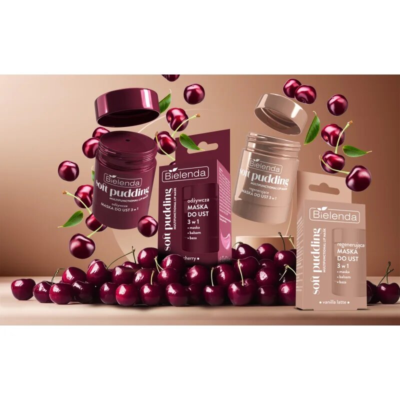 Bielenda Soft Pudding regeneráló maszk az ajkakra Very Cherry 12 g