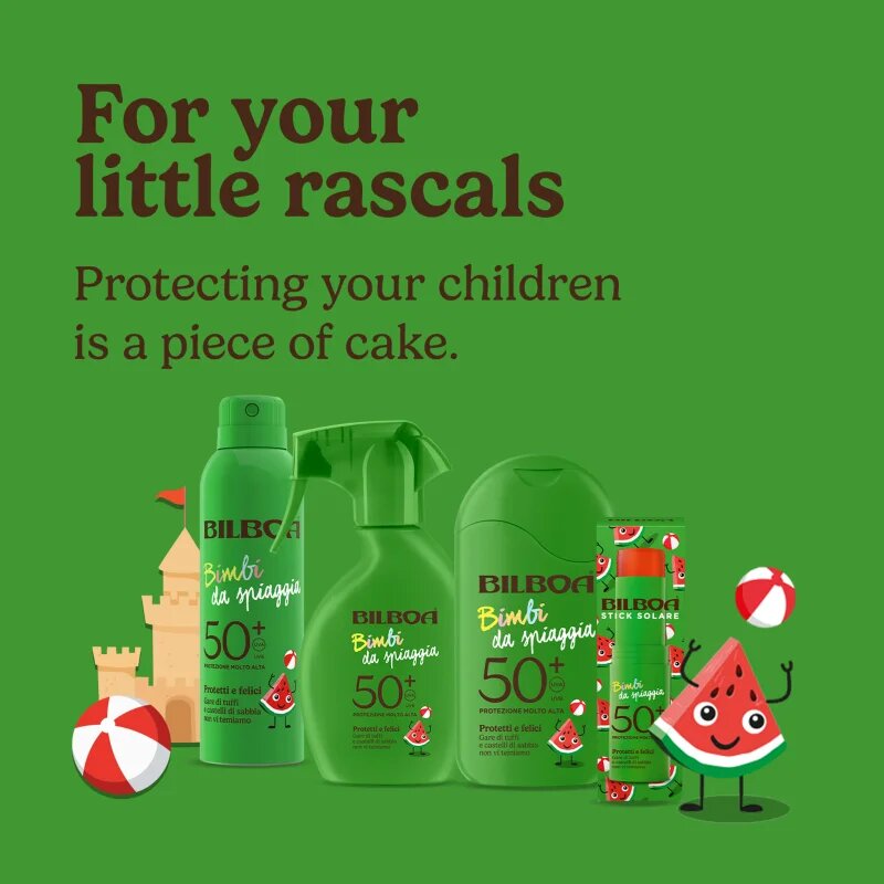 Bilboa Bimbi Trigger napozó spray gyermekeknek SPF 50+ 250 ml