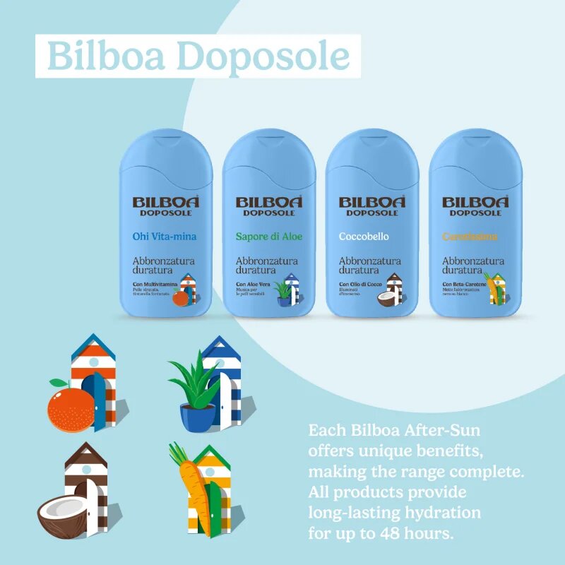 Bilboa Sapore di Aloe Doposole napozás utáni tej aloe verával 200 ml
