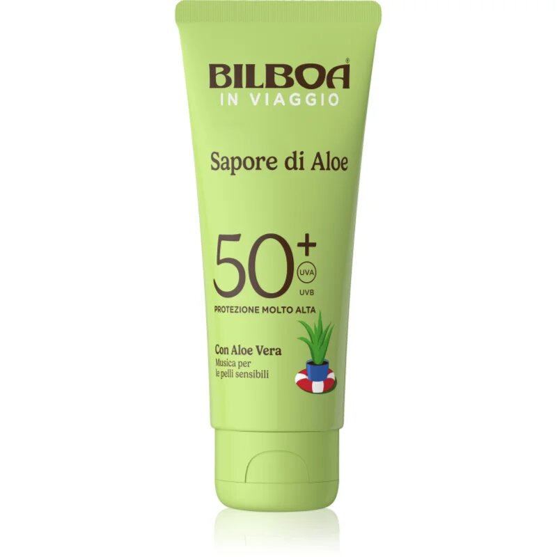 Bilboa Sapore di Aloe Travel napozó krém aloe verával SPF 50+ 75 ml