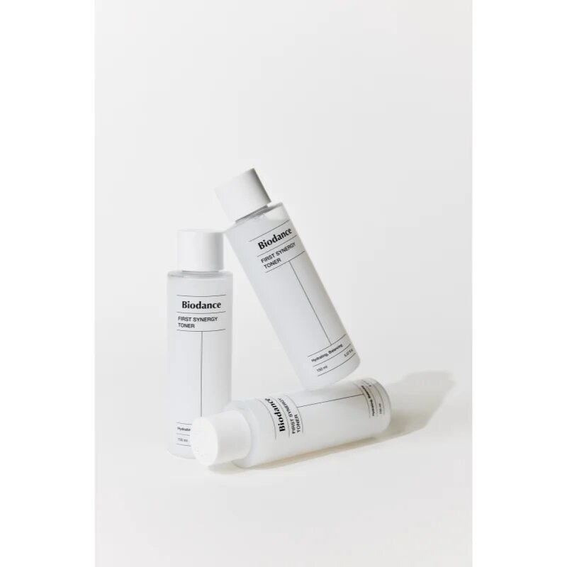 Biodance First Synergy Toner hidratáló tonik a bőr pH-értékének kiegyensúlyozására 150 ml