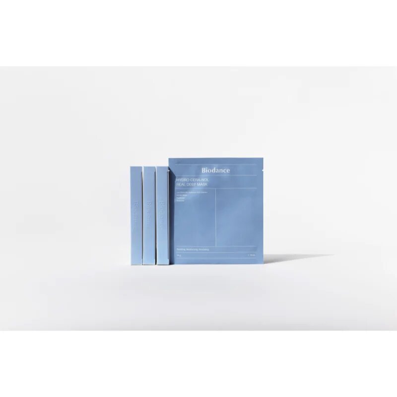 Biodance Hydro Cera-nol Real Deep Mask hidratáló arcmaszk nyugtató hatással 34 g