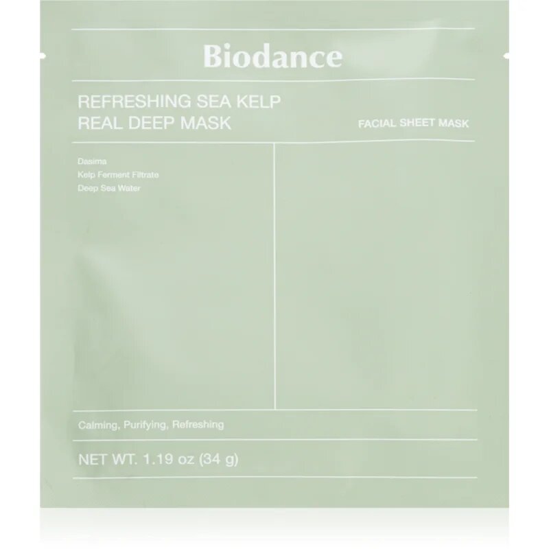 Biodance Refreshing Sea Kelp Real Deep Mask intenzív hidrogélmaszk alga kivonatokkal 1 db