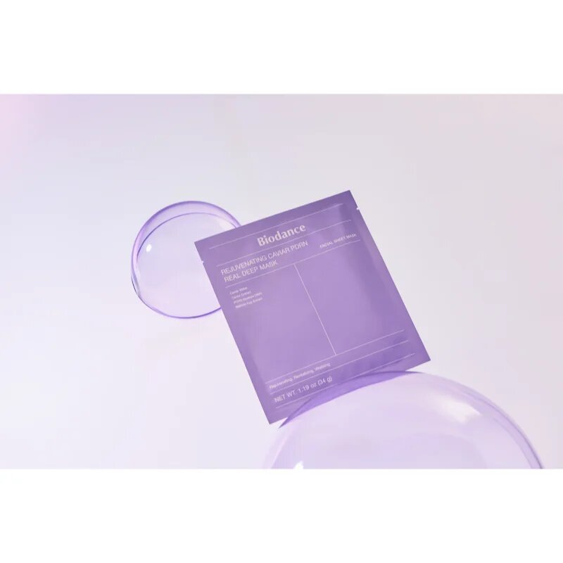 Biodance Rejuvenating Caviar PDRN Real Deep Mask revitalizáló maszk a bőrréteg megújítására 34 g