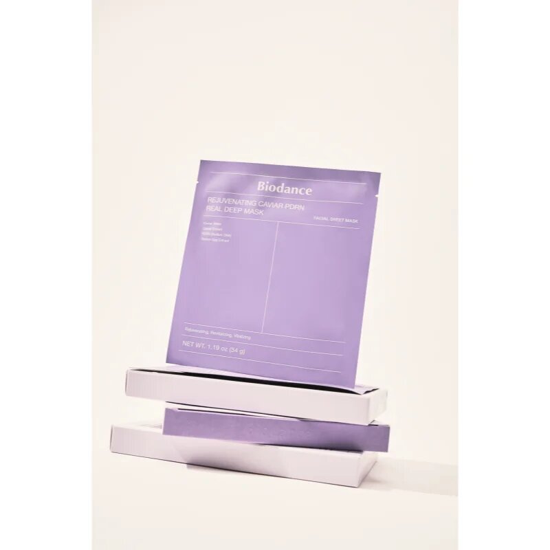 Biodance Rejuvenating Caviar PDRN Real Deep Mask revitalizáló maszk a bőrréteg megújítására 34 g