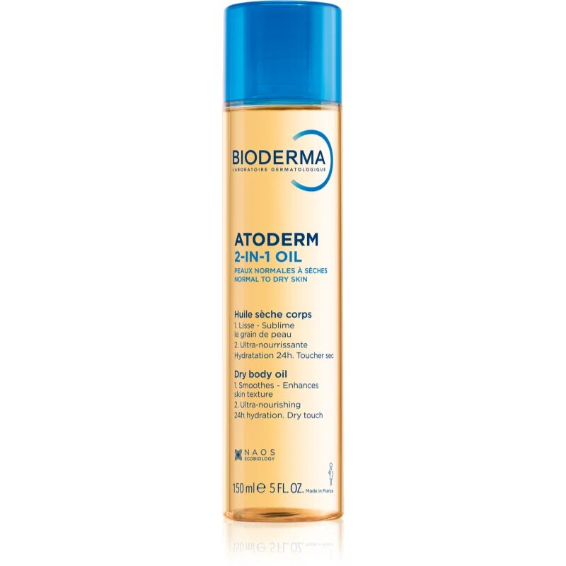 Bioderma Atoderm 2-in-1 Oil intenzíven tápláló olaj száraz bőrre 150 ml