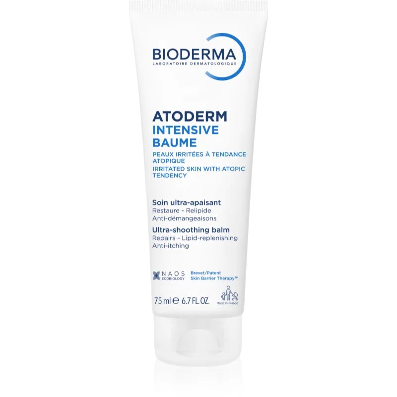 Bioderma Atoderm Intensive Baume Intenzív nyugtató balzsam nagyon száraz érzékeny és atópiás bőrre 75 ml