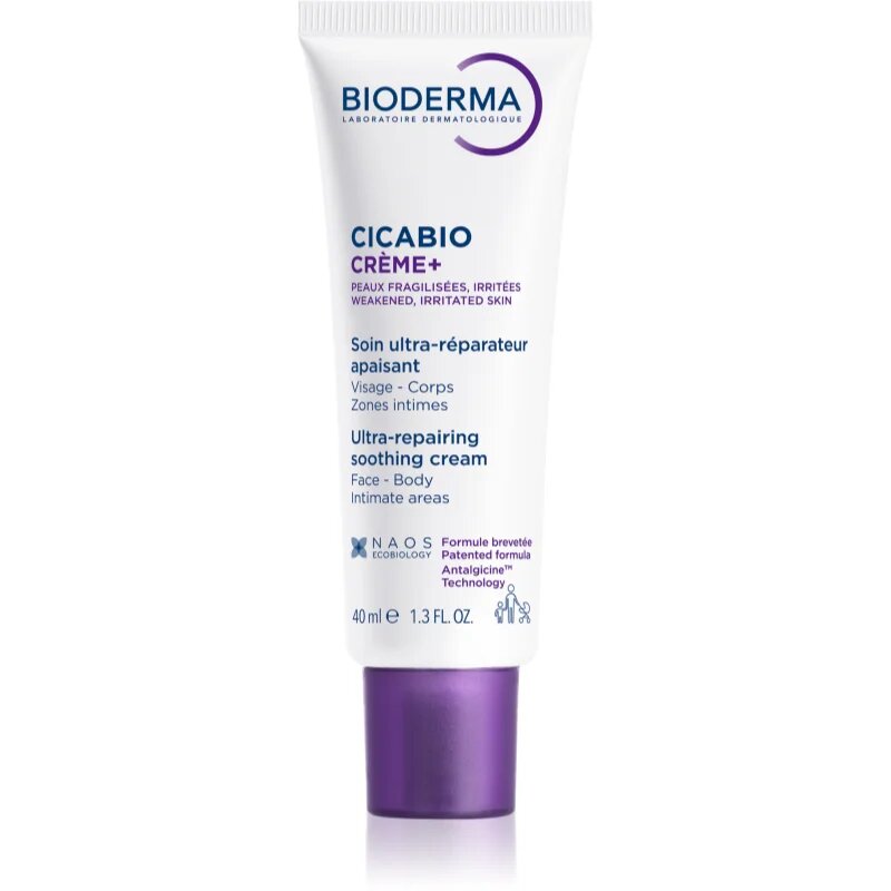 Bioderma Cicabio Créme+ nyugtató és helyreállító ápolás hegek kezelésére 40 ml