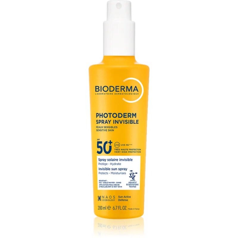 Bioderma Photoderm Invisible Spray SPF50+ napozó spray SPF 50+ 200 ml