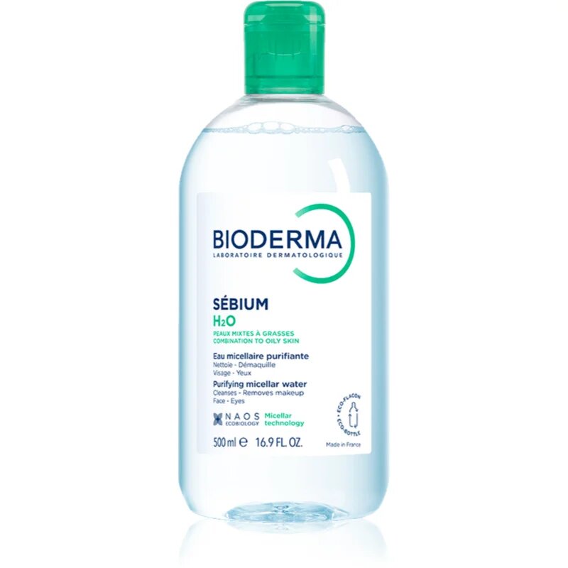 Bioderma Sébium H2O micellás víz kombinált és zsíros bőrre 500 ml