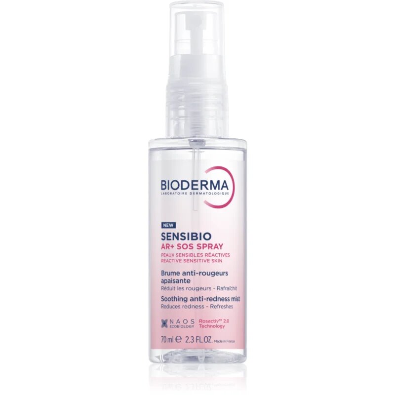 Bioderma Sensibio AR+ SOS Spray nyugtató spray bőrpír ellen 70 ml