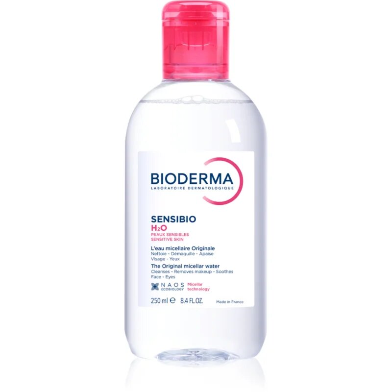 Bioderma Sensibio H2O micellás víz az érzékeny arcbőrre 250 ml
