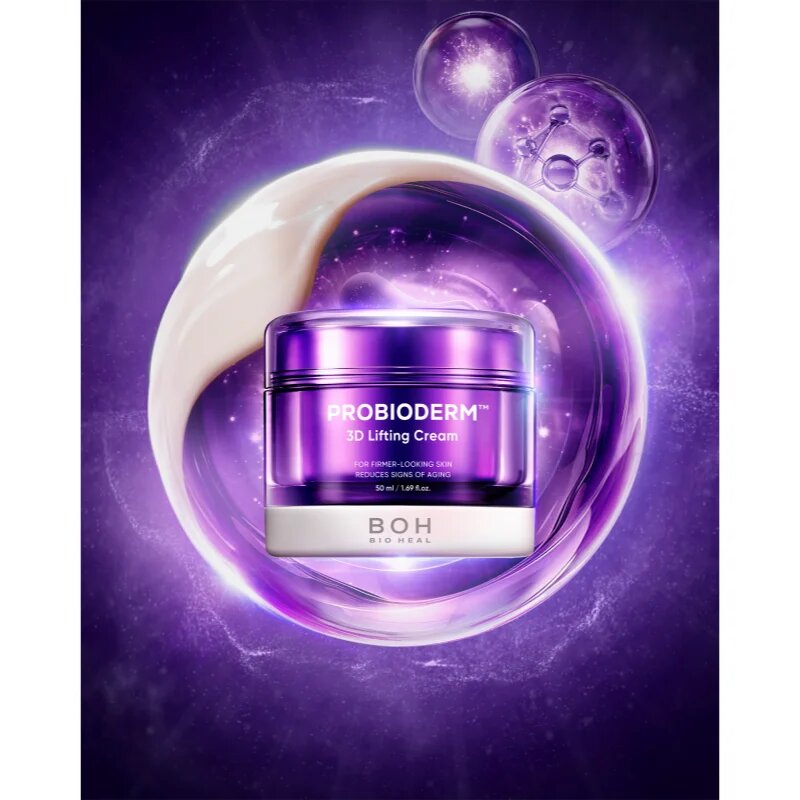 BIOHEAL BOH Probioderm 3D Lifting Cream mélyen hidratáló krém arcbőr feszesítése és liftingje 50 ml
