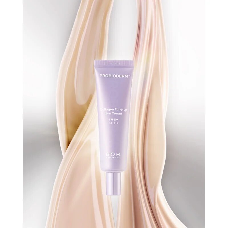 BIOHEAL BOH Probioderm Collagen Tone Up Sun Cream napozókrém arcra kollagénnel SPF 50+ 50 ml