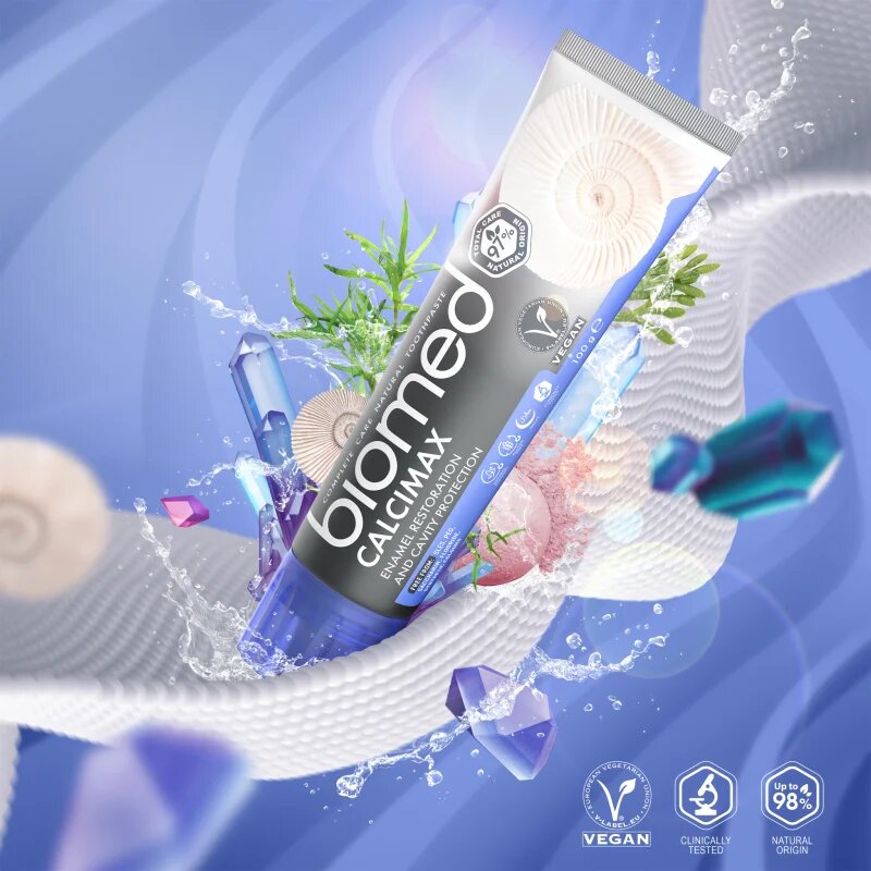 Biomed Calcimax paszta fogzománc erősítésére tengeri moszat kivonatokkal 100 g