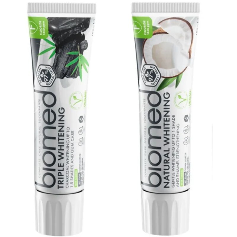 Biomed Duo set természetes fogkrém 2 db
