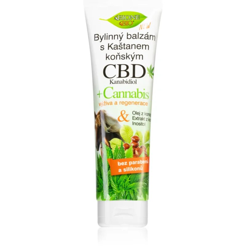 Bione Cosmetics Cannabis CBD relax masszázs balzsam CBD-vel 300 ml