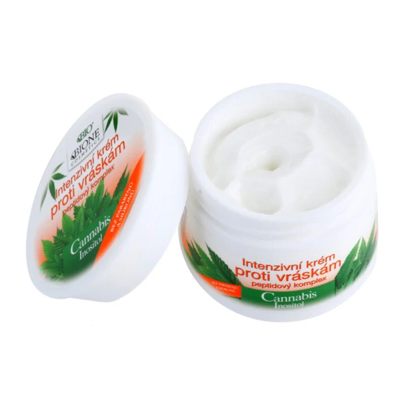 Bione Cosmetics Cannabis intenzív krém a ráncok ellen 51 ml