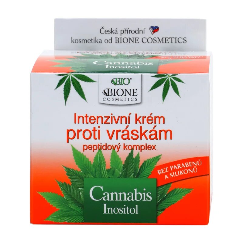 Bione Cosmetics Cannabis intenzív krém a ráncok ellen 51 ml