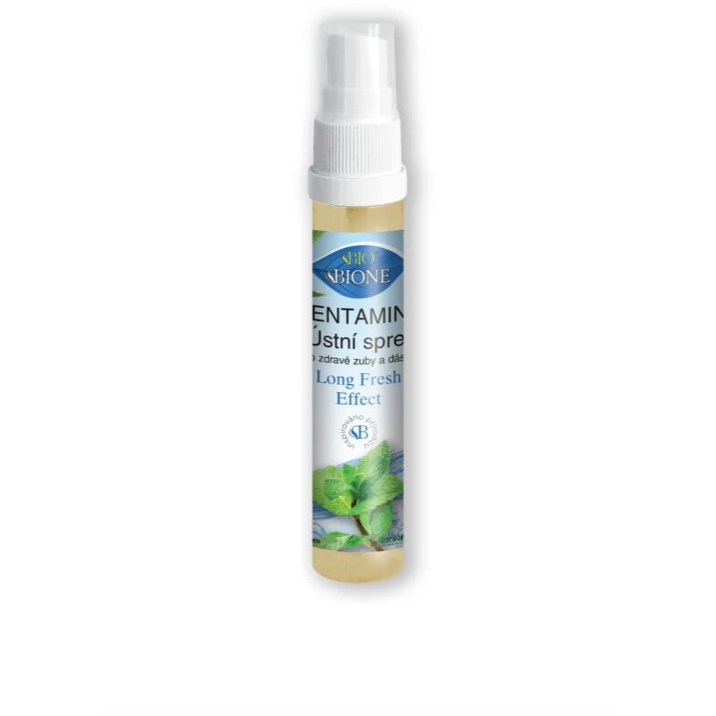 Bione Cosmetics Dentamint Long Fresh Effect szájspray a friss leheletért 27 ml