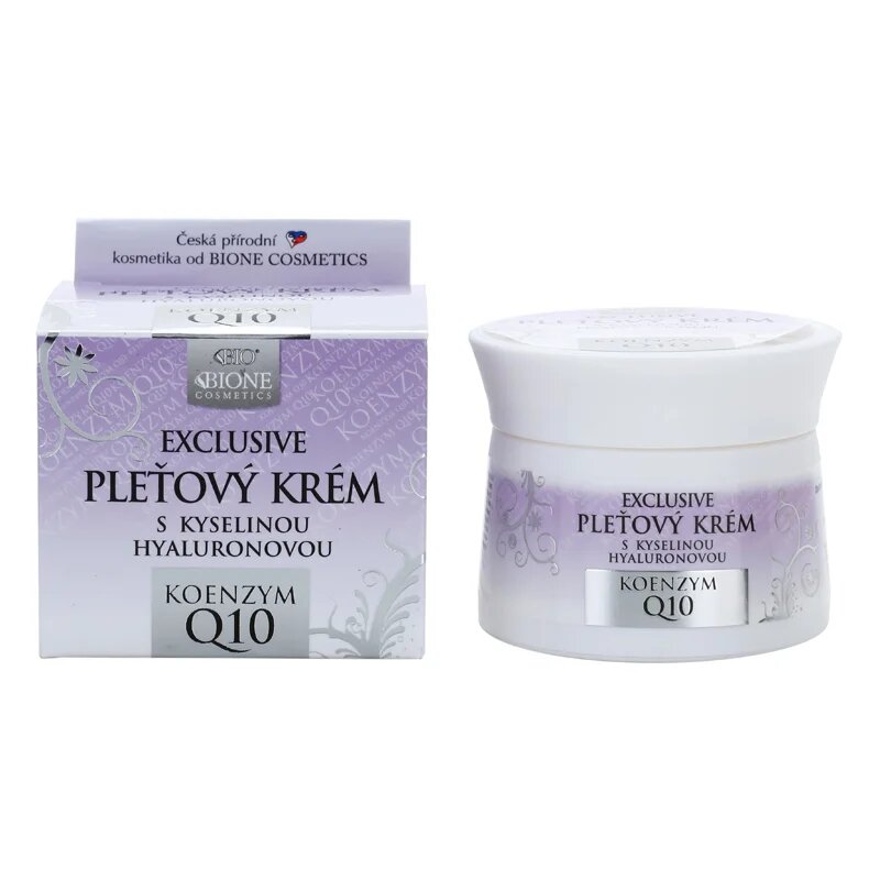 Bione Cosmetics Exclusive Q10 bőrkrém hialuronsavval 51 ml