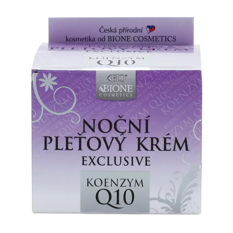 Bione Cosmetics Exclusive Q10 éjszakai arckrém 51 ml
