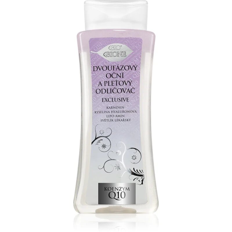 Bione Cosmetics Exclusive Q10 kétfázisú sminklemosó szemre 255 ml
