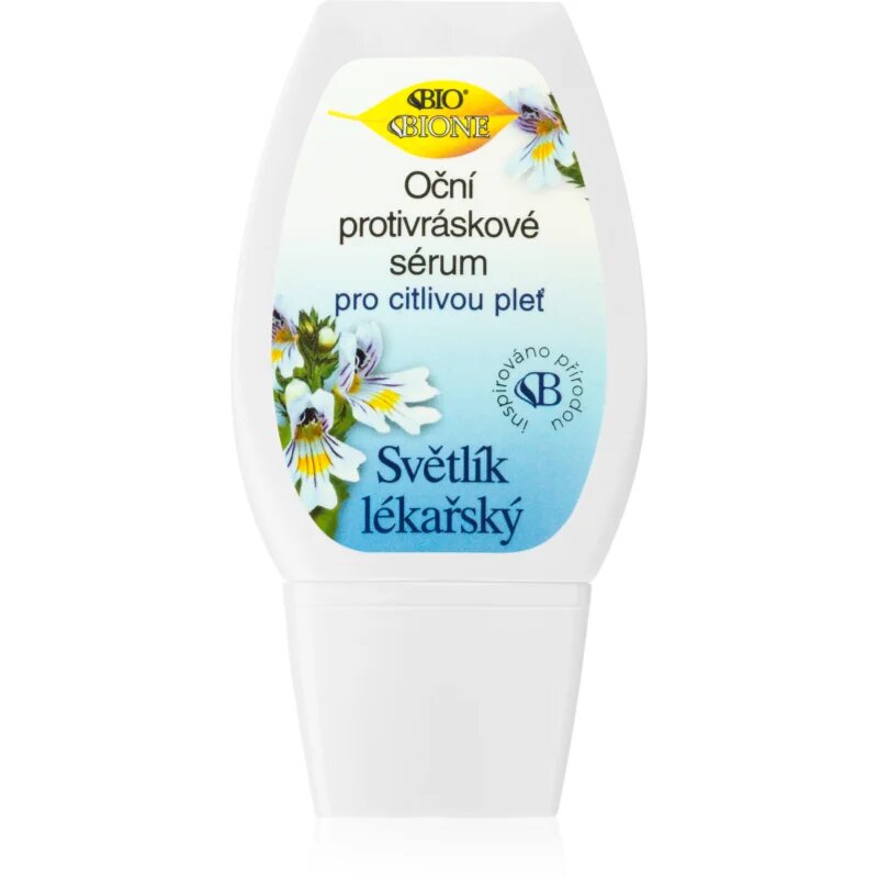 Bione Cosmetics Eyebright szérum a szemre a duzzanatok és ráncok ellen az érzékeny arcbőrre 40 ml