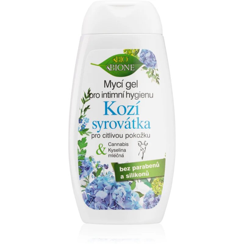 Bione Cosmetics Goat Whey női intim higiénia tusfürdő az érzékeny bőrre 260 ml