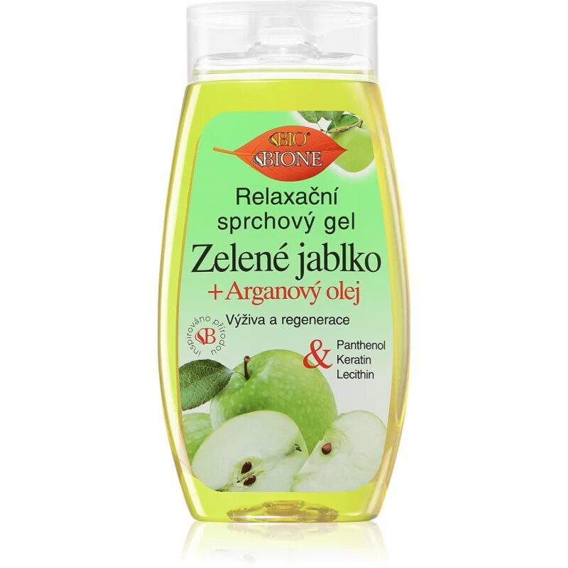 Bione Cosmetics Green Apple + Argan Oil tusfürdő gél 260 ml
