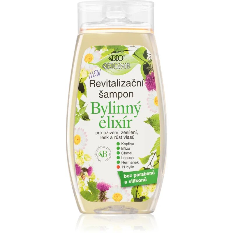 Bione Cosmetics Herbal Elixir revitalizáló sampon 260 ml