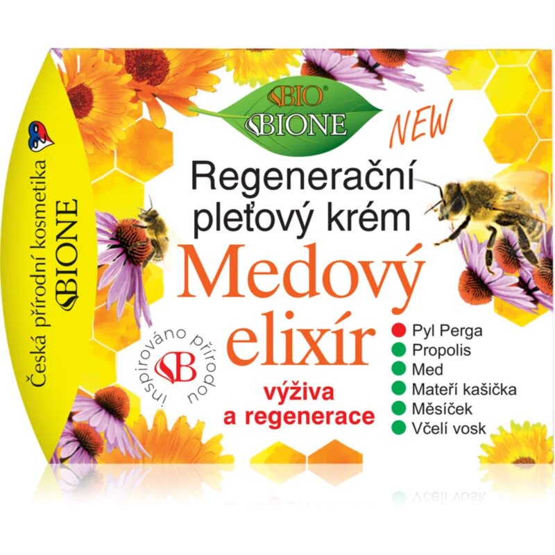 Bione Cosmetics Honey Elixir regeneráló arckrém 51 ml