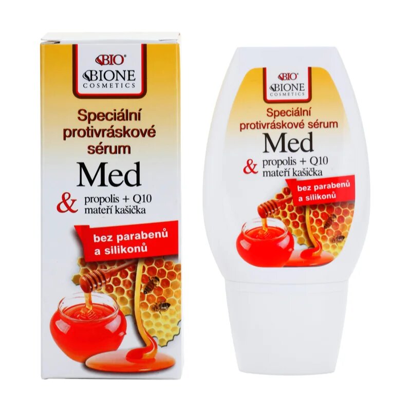 Bione Cosmetics Honey + Q10 speciális ránctalanító szérum 40 ml