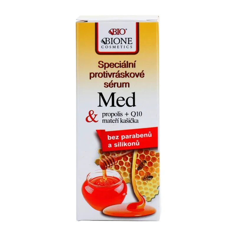 Bione Cosmetics Honey + Q10 speciális ránctalanító szérum 40 ml