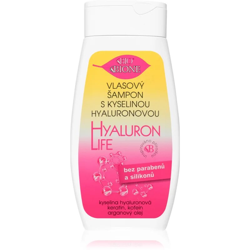 Bione Cosmetics Hyaluron Life sampon hialuronsavval 260 ml