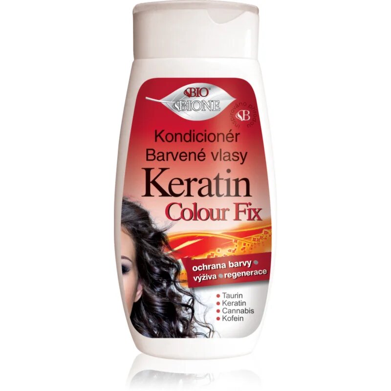 Bione Cosmetics Keratin Colour Fix kondicionáló festett hajra 260 ml