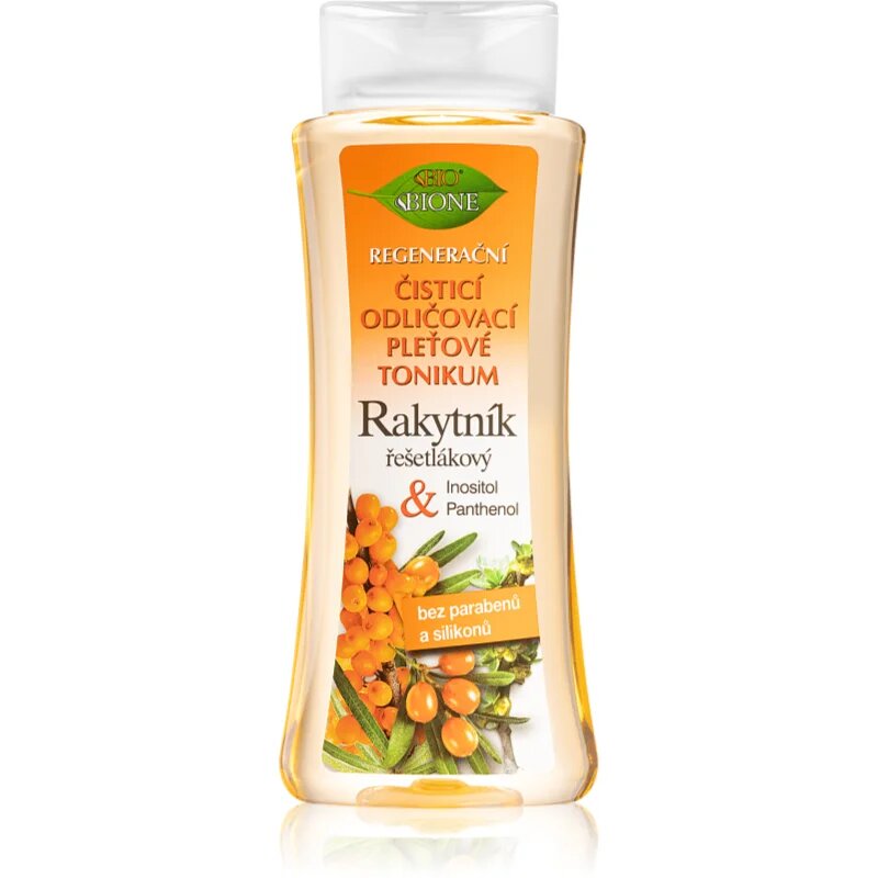 Bione Cosmetics Sea buckthorn regeneráló tisztító tonik az arcra 255 ml