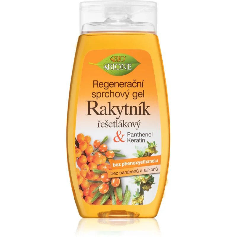 Bione Cosmetics Sea buckthorn relaxáló tusfürdő gél 260 ml