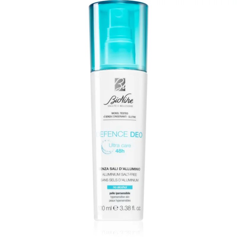 BioNike Defence Deo Deo szórófejjel az érzékeny bőrre 48h 100 ml