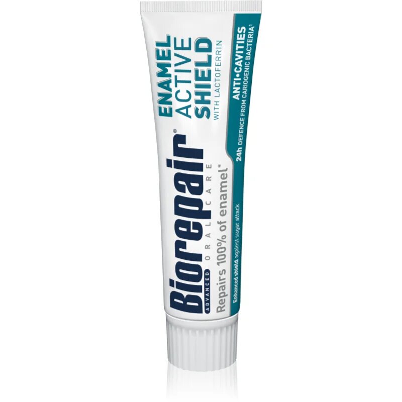 Biorepair Advanced Active Shield fogkrém a foglepedék ellen és az egészséges ínyért 75 ml